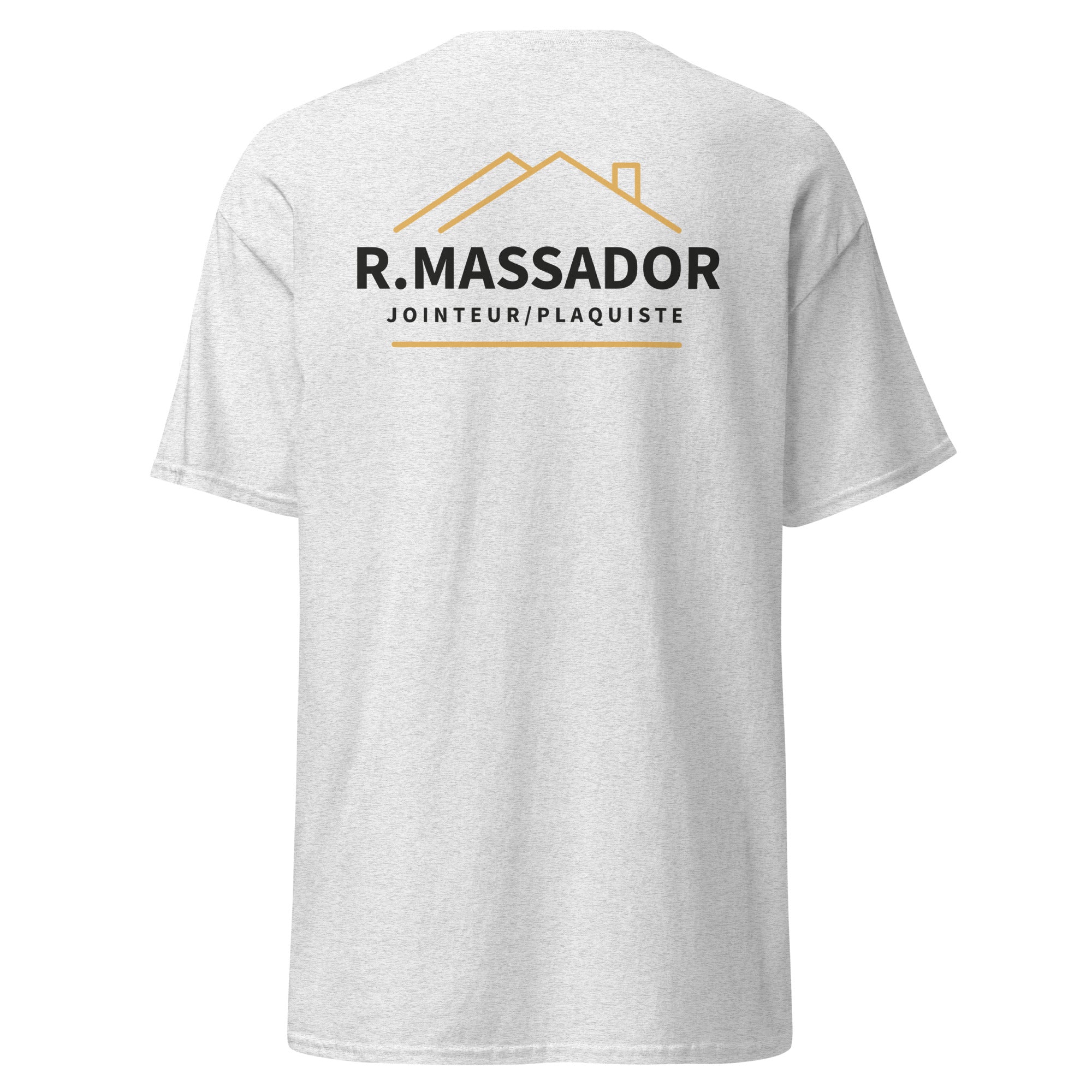 R. Massador - T-shirt classique homme imp. cœur et dos