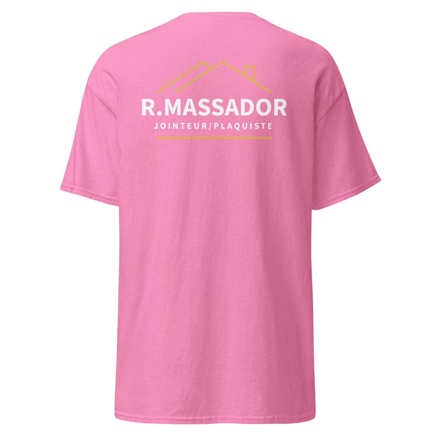 R. Massador - T-shirt classique homme imp. cœur et dos