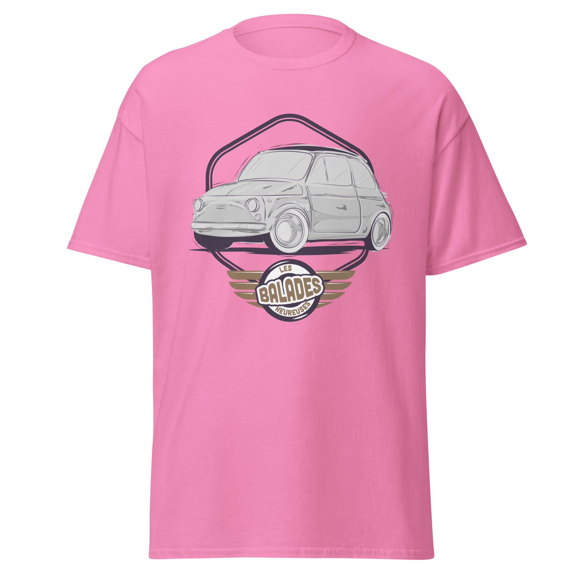 Les Balades Heureuses - Fiat 500 - T-shirt classique homme