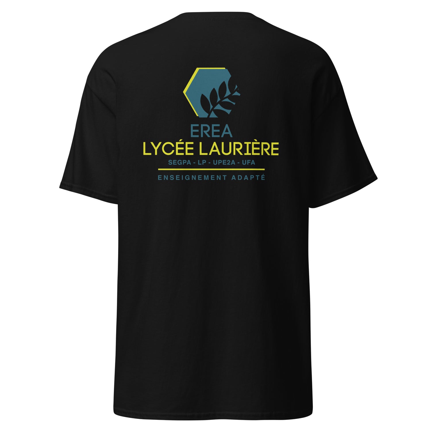 EREA Lycée Laurière - T-shirt classique homme - Imp. cœur et dos