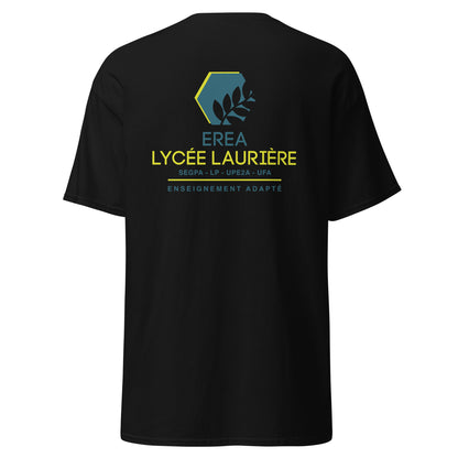 EREA Lycée Laurière - T-shirt classique homme - Imp. cœur et dos
