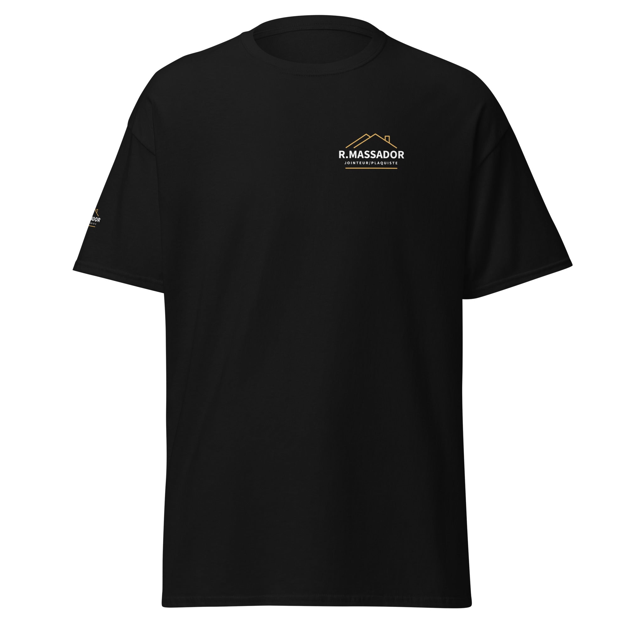 R. Massador - T-shirt classique homme cœur et manche