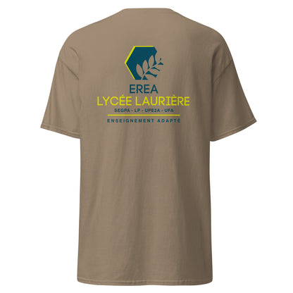 EREA Lycée Laurière - T-shirt classique homme - Imp. cœur et dos