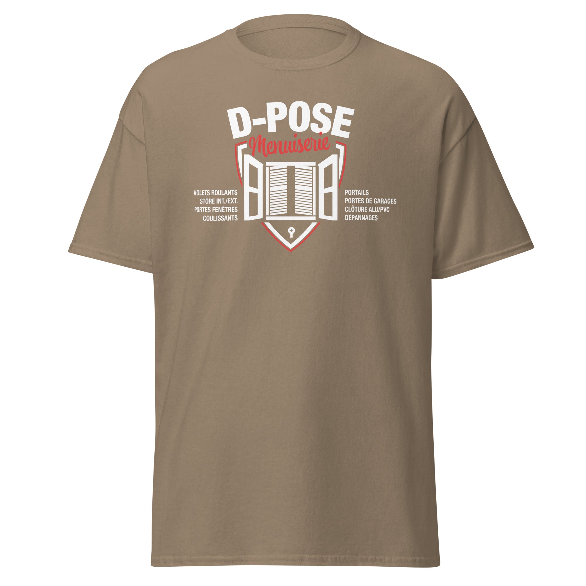 D-Pose - T-shirt classique homme impression num face