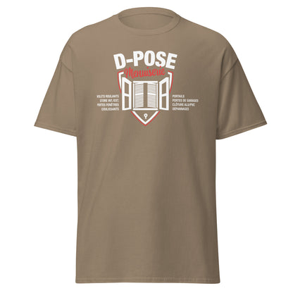D-Pose - T-shirt classique homme impression num face