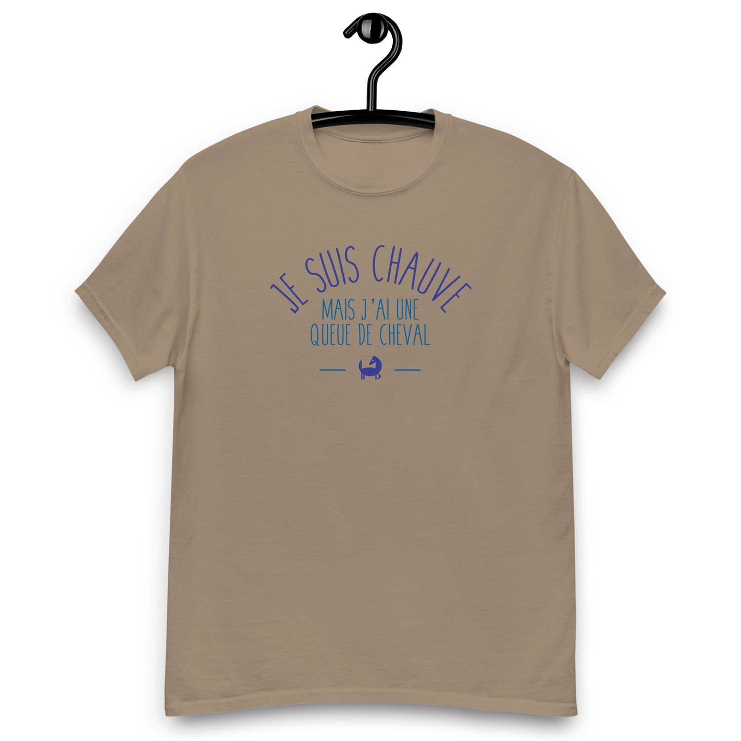 Je suis chauve - T-shirt coton classique homme