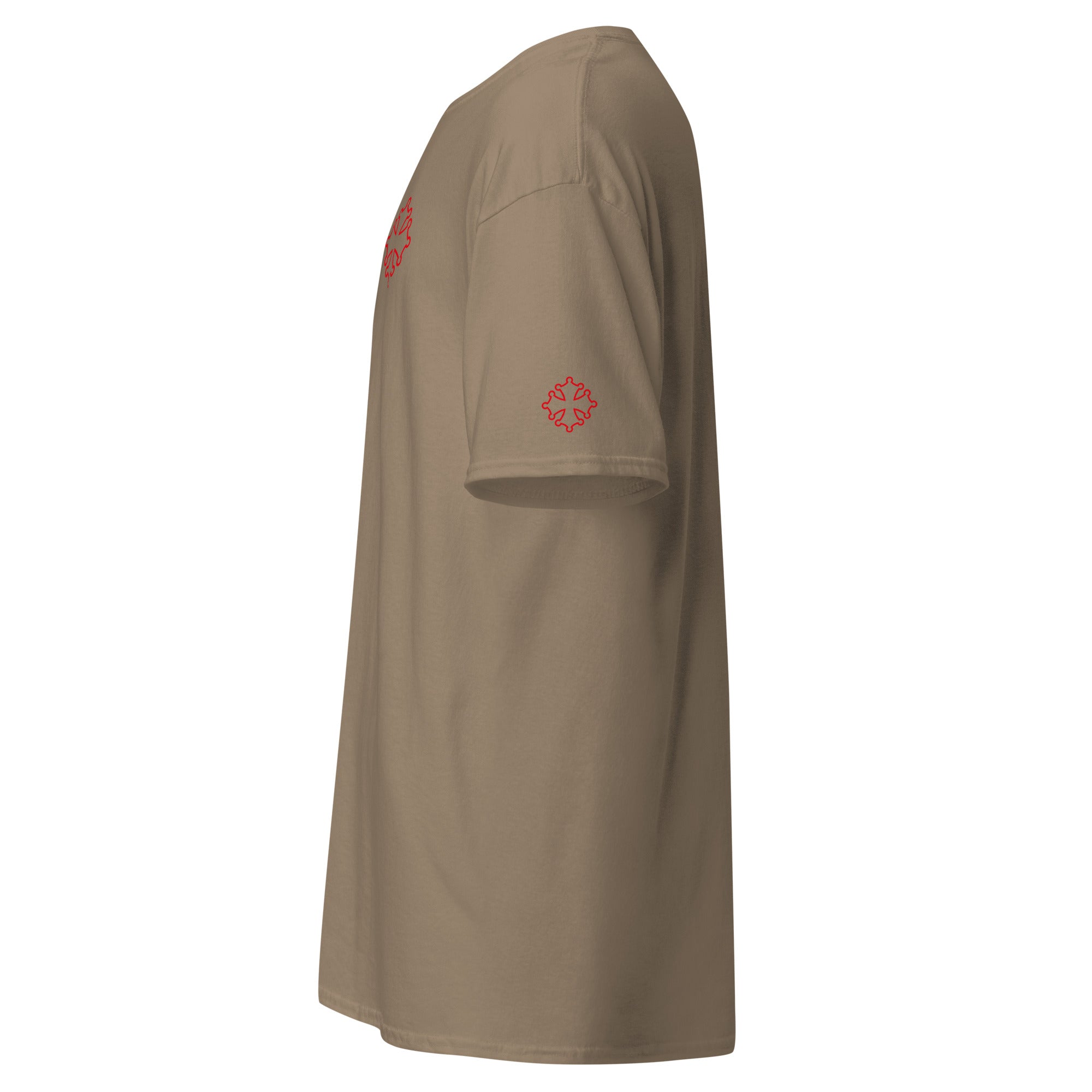 Croix oc rouge - T-shirt classique homme - Coeur et Manche