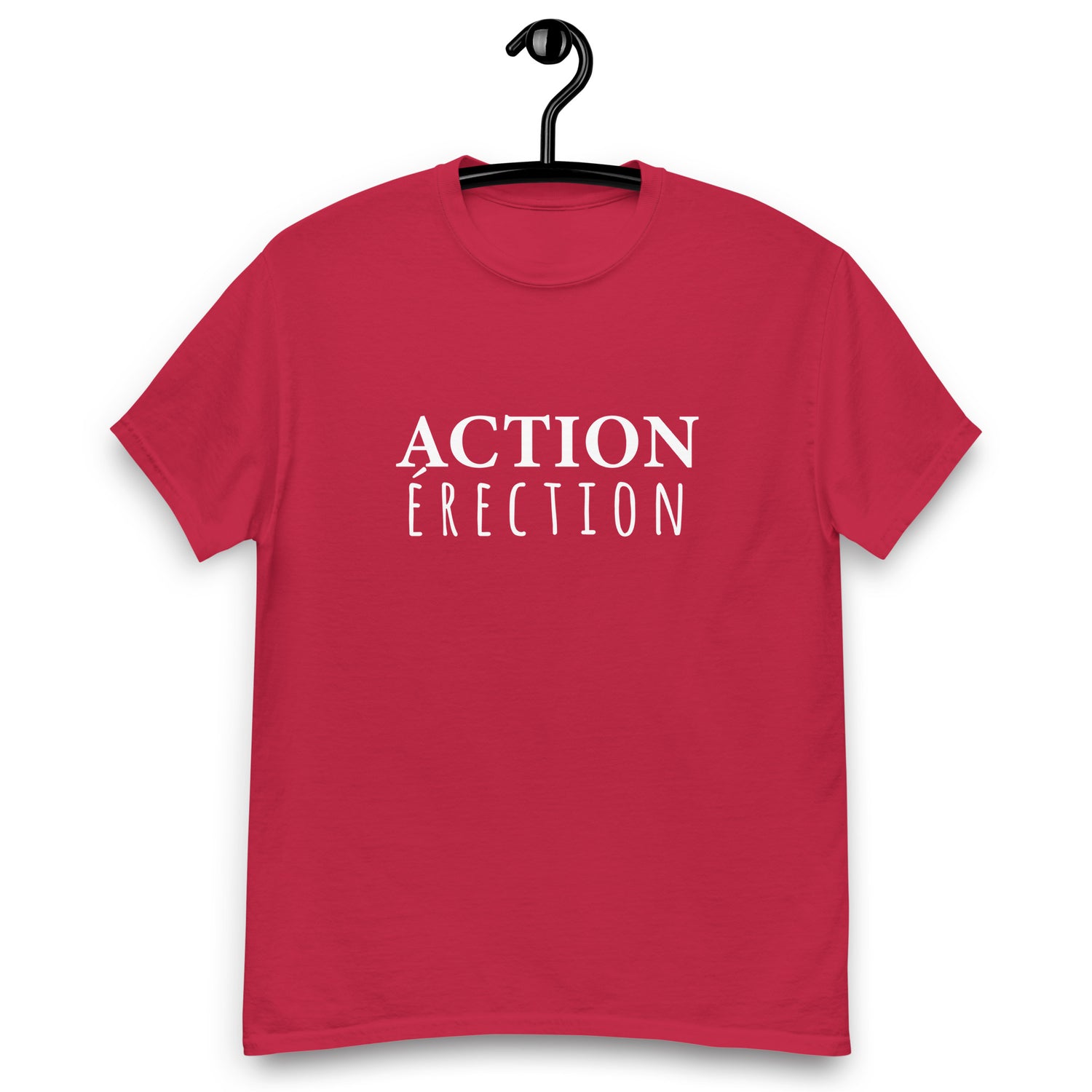 Action érection - T-shirt classique homme
