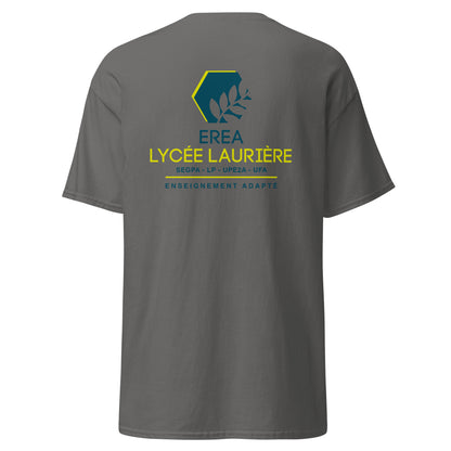 EREA Lycée Laurière - T-shirt classique homme - Imp. cœur et dos