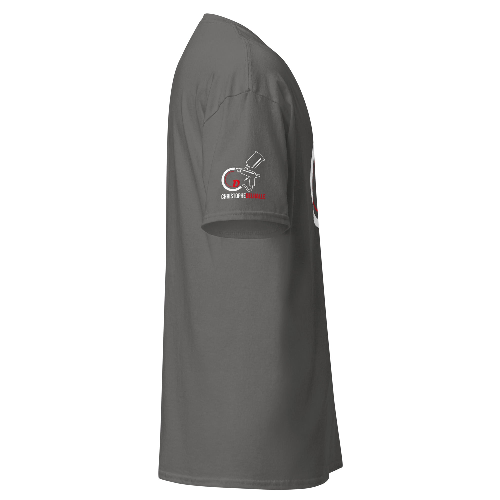 Christophe Delhalle - T-shirt classique homme - Face et manche droite