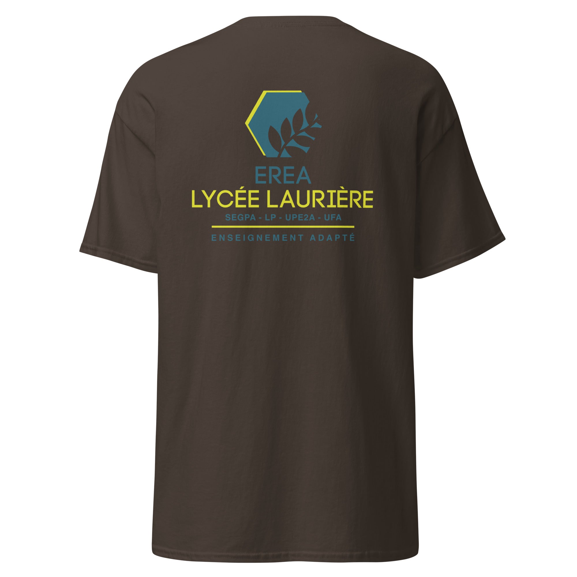 EREA Lycée Laurière - T-shirt classique homme - Imp. cœur et dos