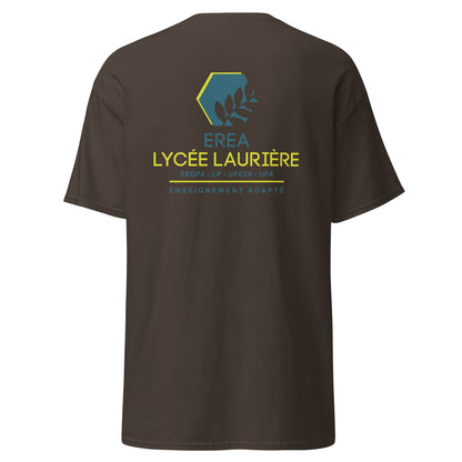 EREA Lycée Laurière - T-shirt classique homme - Imp. cœur et dos