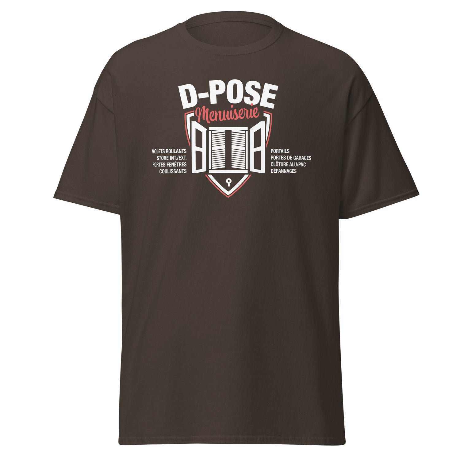 D-Pose - T-shirt classique homme impression num face