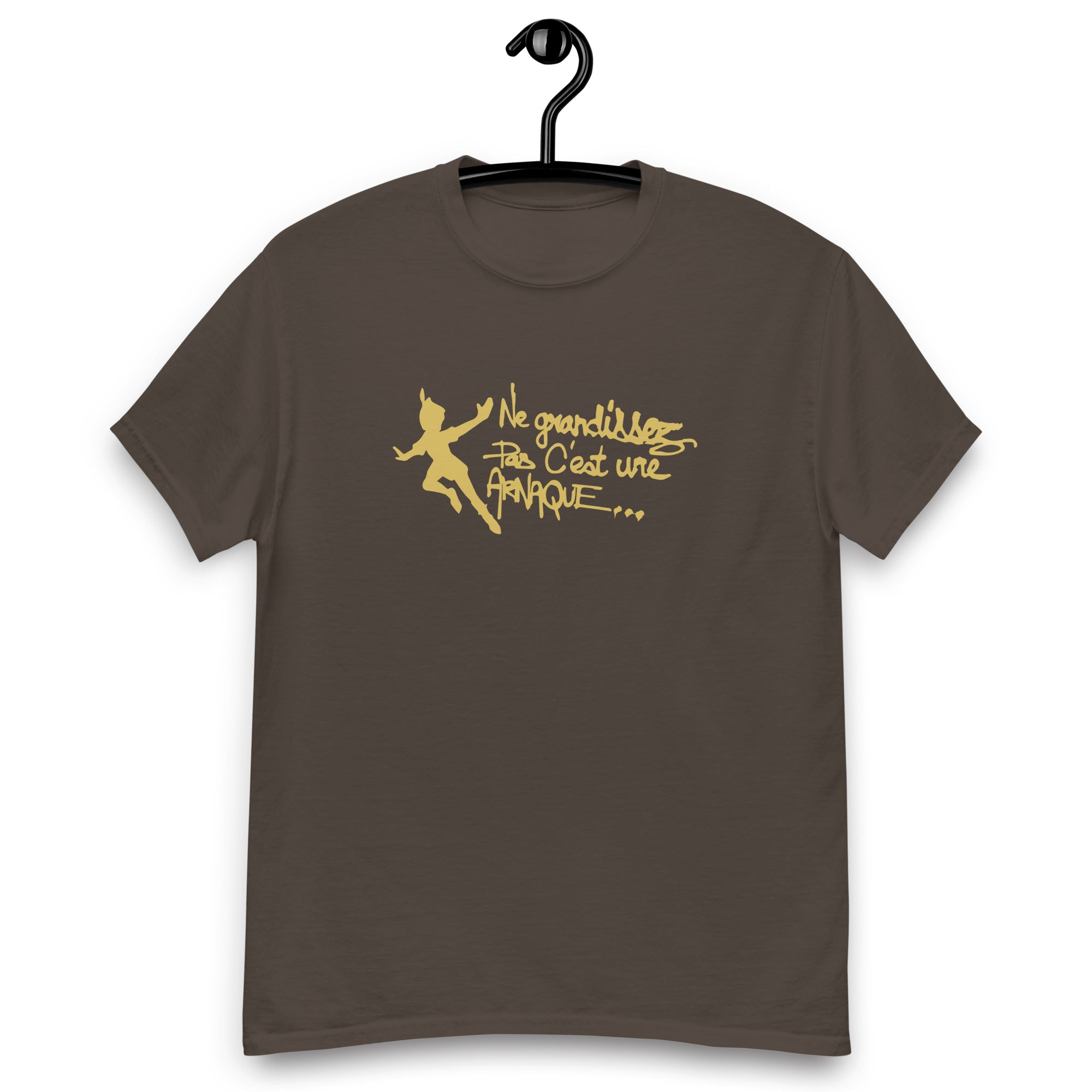 Ne grandissez pas  - T-shirt coton classique homme