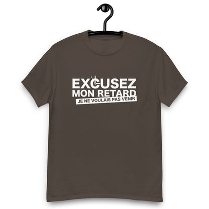Excusez mon retard - T-shirt classique homme
