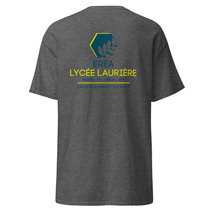 EREA Lycée Laurière - T-shirt classique homme - Imp. cœur et dos