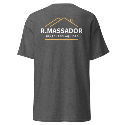 R. Massador - T-shirt classique homme imp. cœur et dos