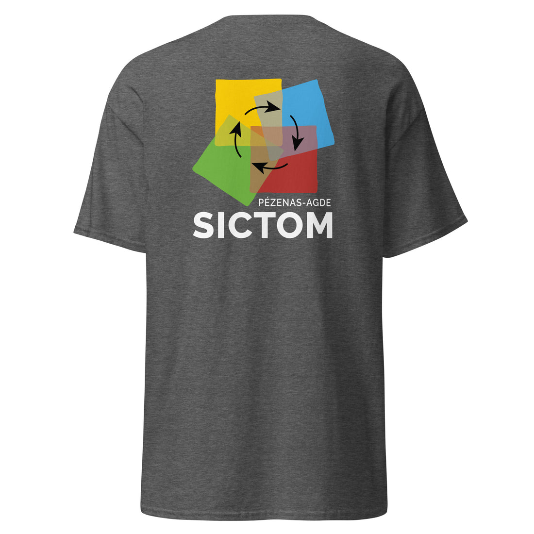 Sictom - T-shirt classique homme - Coeur et Dos