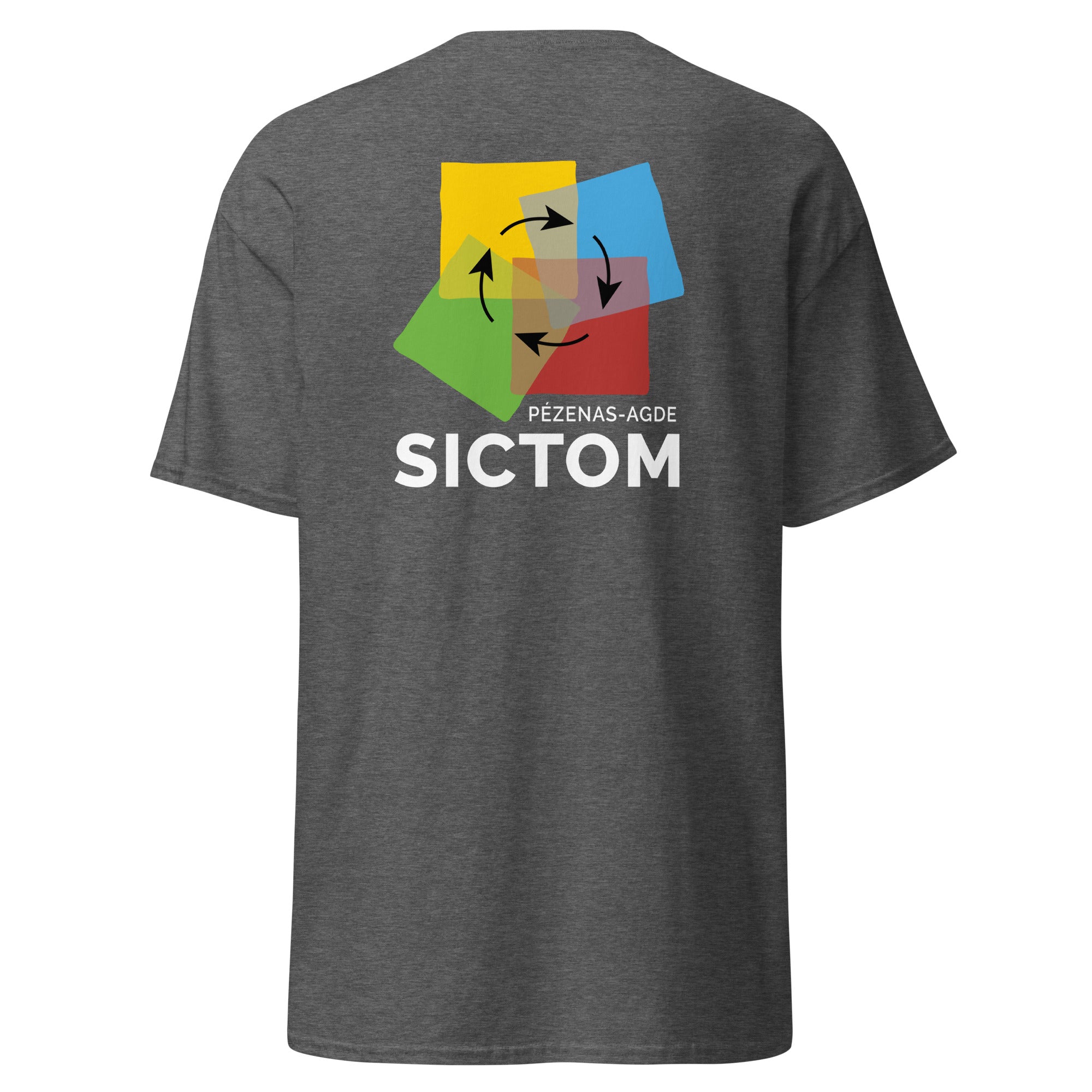 Sictom - T-shirt classique homme - Coeur et Dos