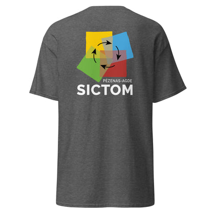 Sictom - T-shirt classique homme - Coeur et Dos