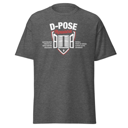 D-Pose - T-shirt classique homme impression num face
