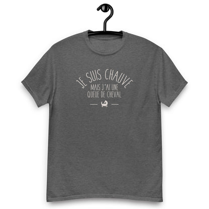 Je suis chauve - T-shirt coton classique homme