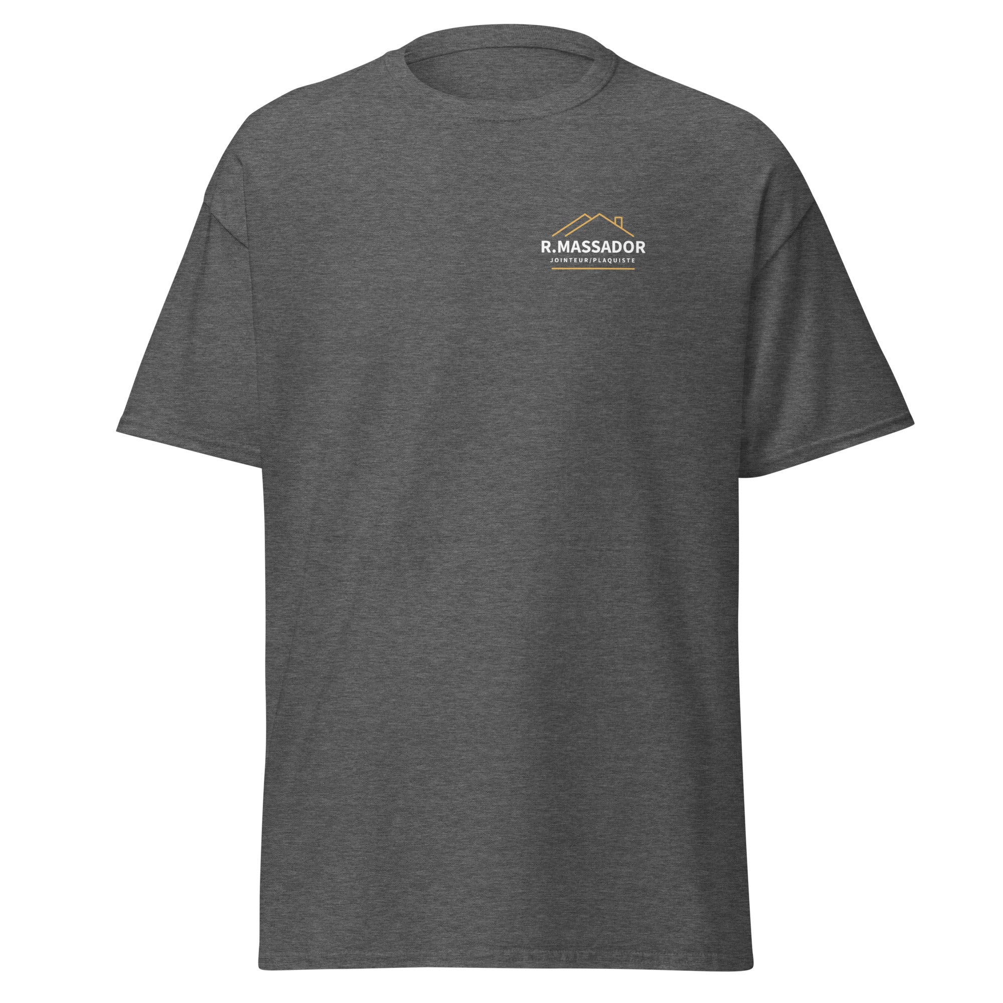 R. Massador - T-shirt classique homme imp. cœur et dos