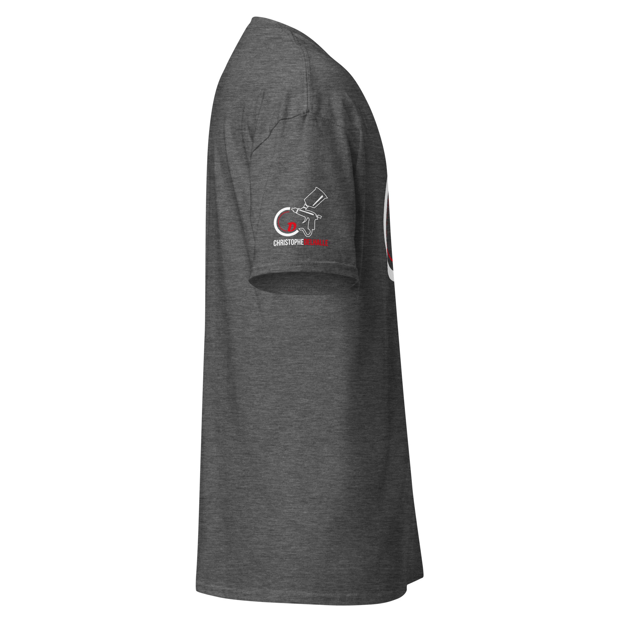 Christophe Delhalle - T-shirt classique homme - Face et manche droite