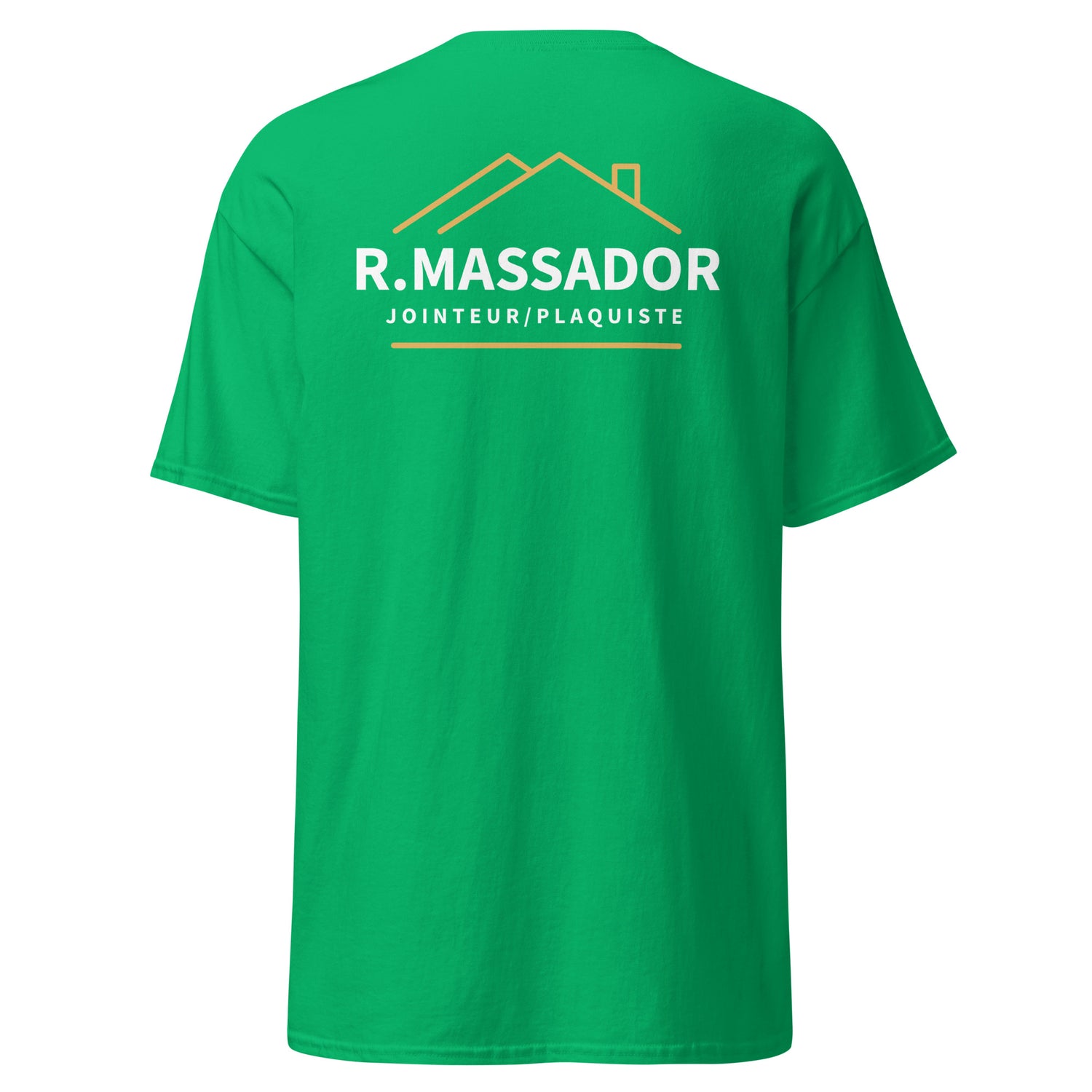 R. Massador - T-shirt classique homme imp. cœur et dos