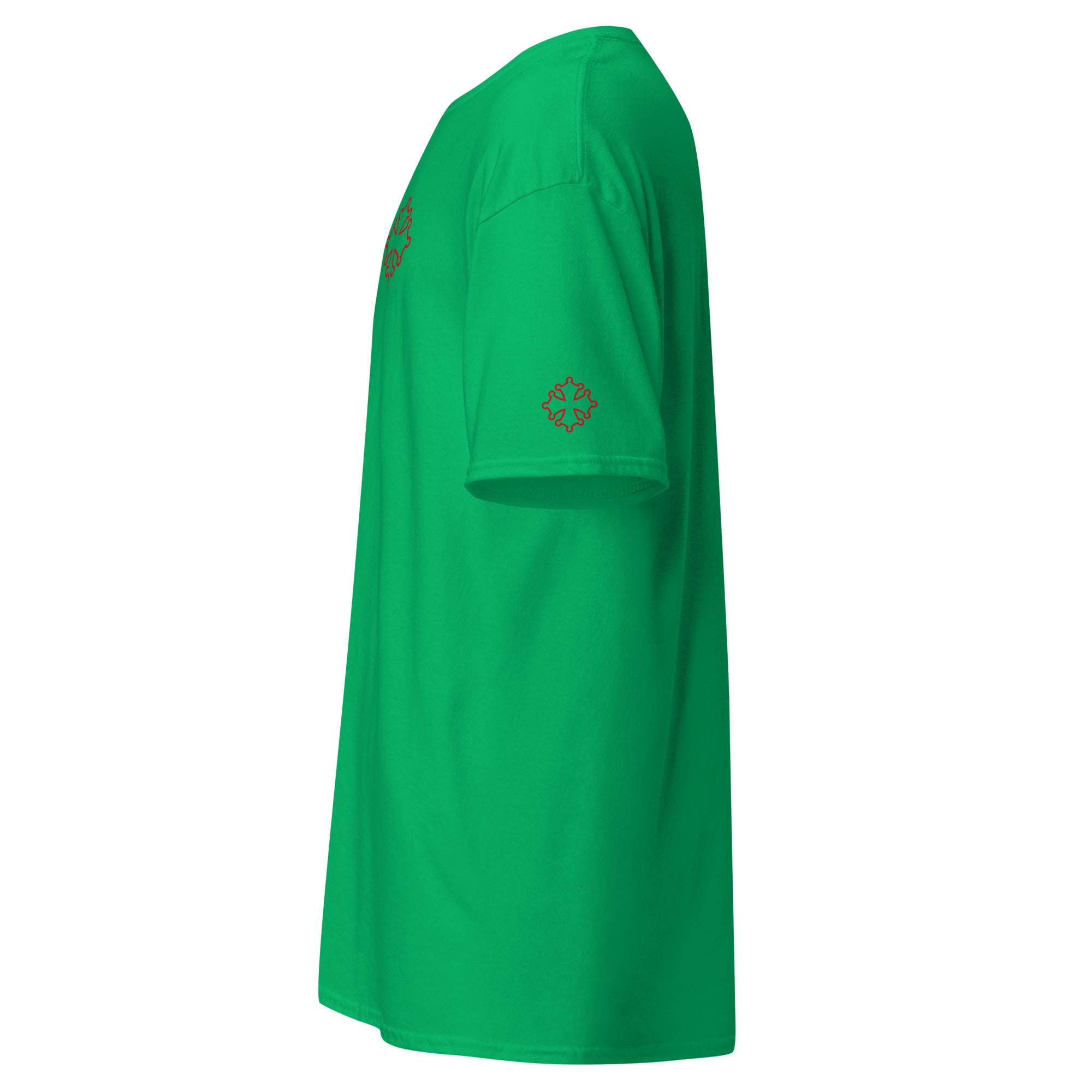 Croix oc rouge - T-shirt classique homme - Coeur et Manche
