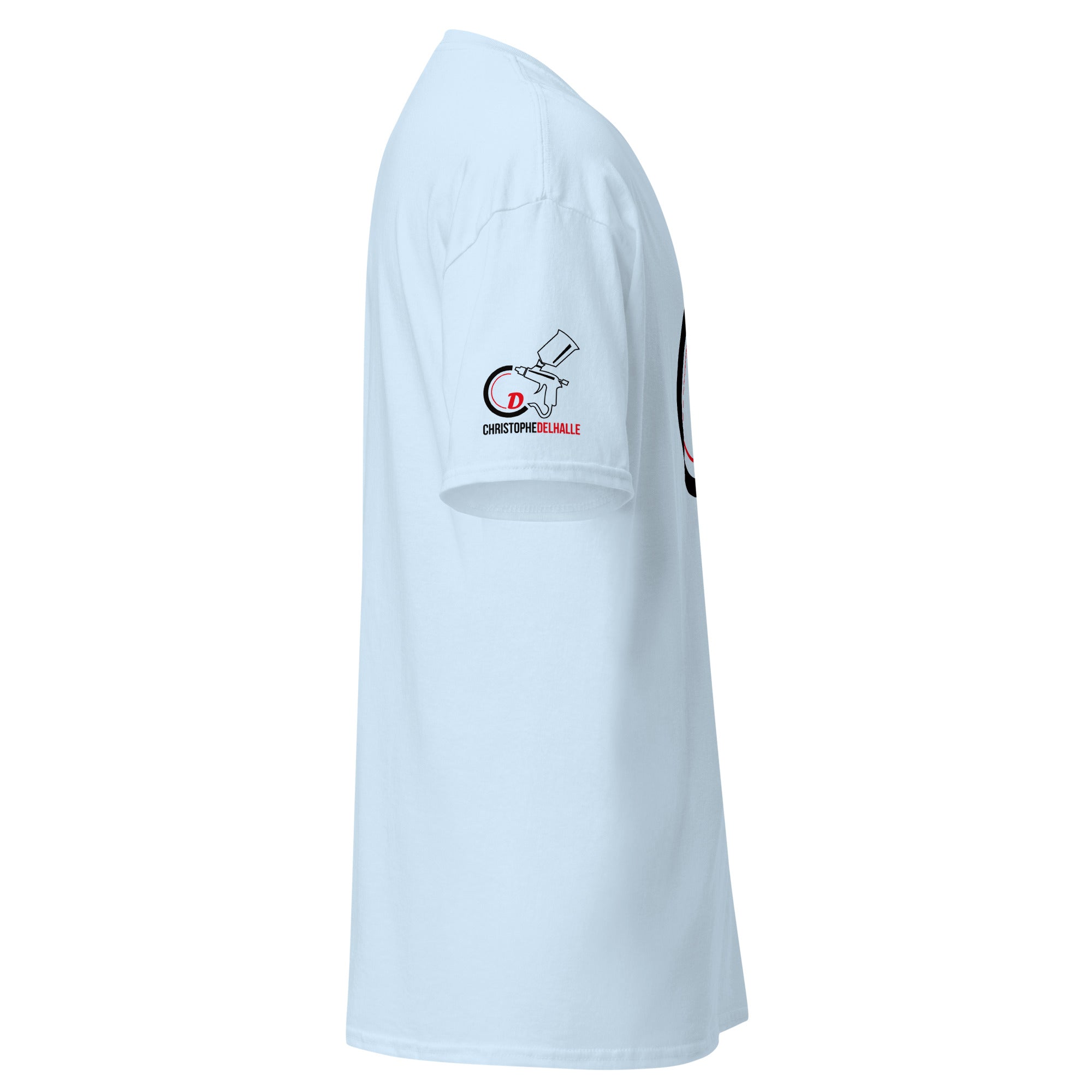 Christophe Delhalle - T-shirt classique homme - Face et manche droite
