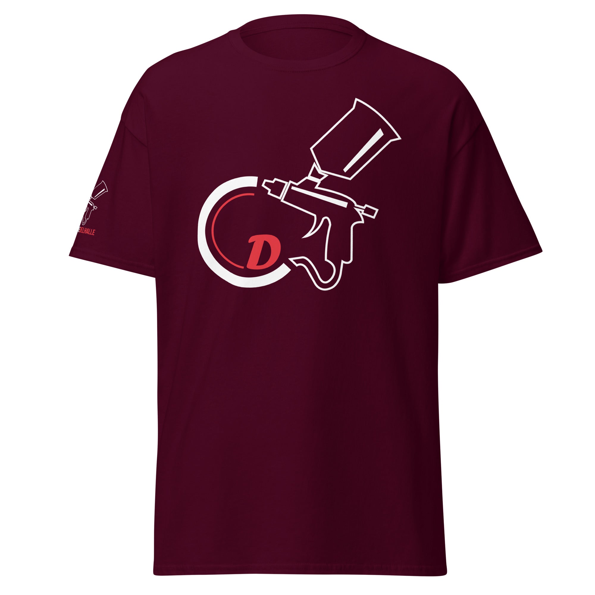 Christophe Delhalle - T-shirt classique homme - Face et manche droite