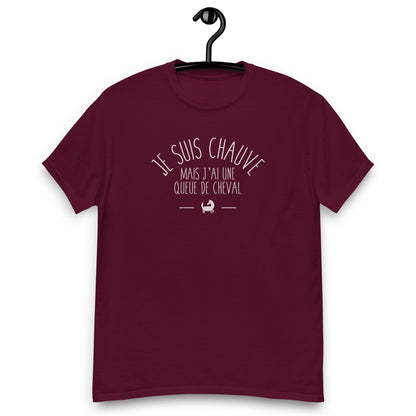 Je suis chauve - T-shirt coton classique homme