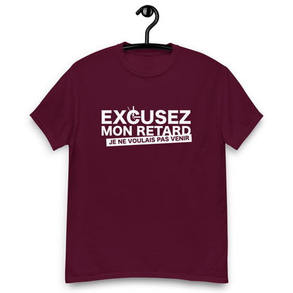 Excusez mon retard - T-shirt classique homme