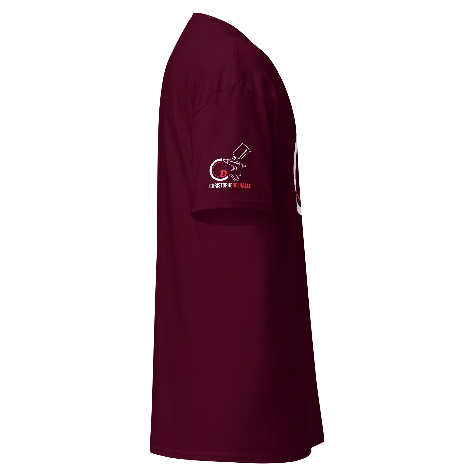 Christophe Delhalle - T-shirt classique homme - Face et manche droite