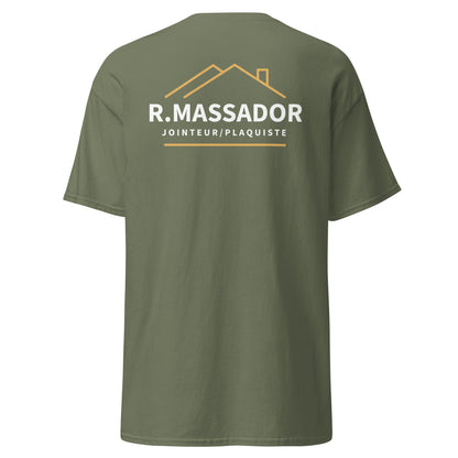 R. Massador - T-shirt classique homme imp. cœur et dos