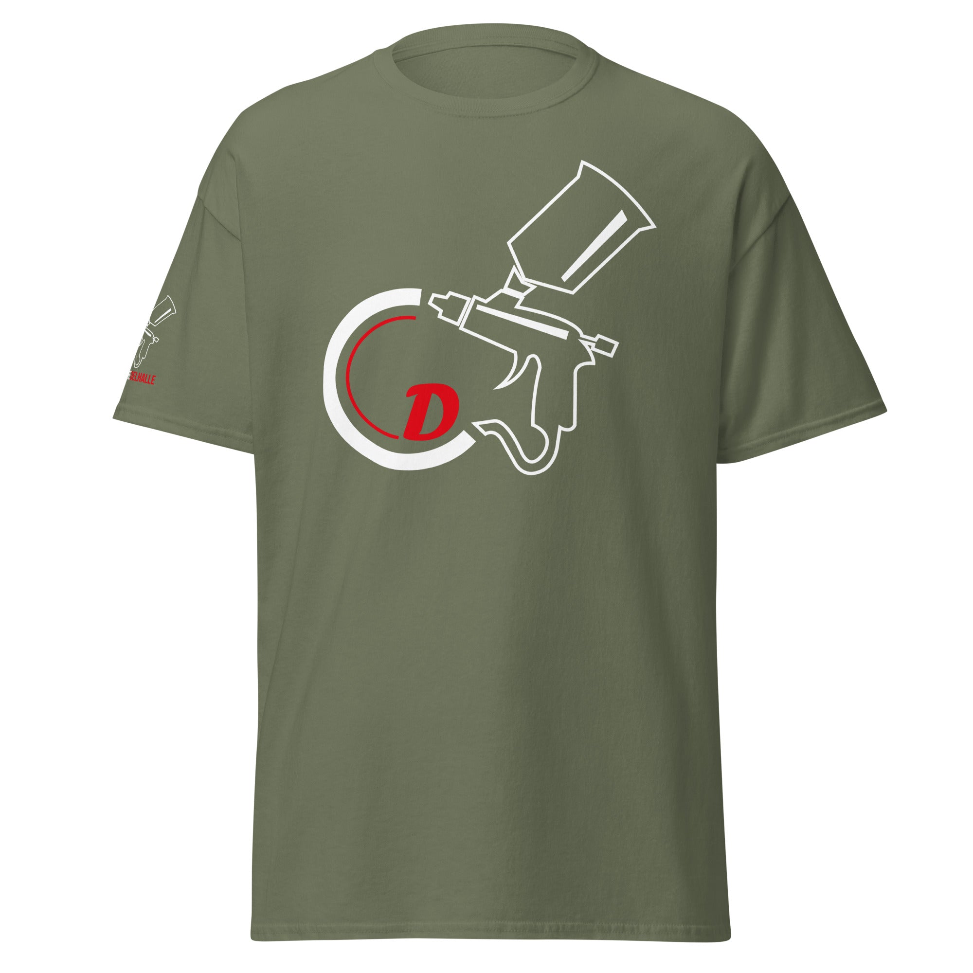 Christophe Delhalle - T-shirt classique homme - Face et manche droite
