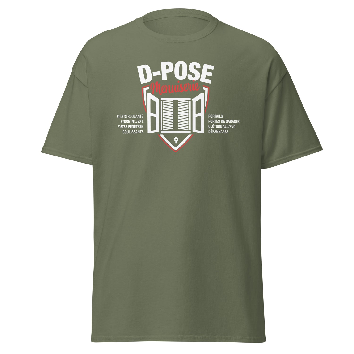 D-Pose - T-shirt classique homme impression num face