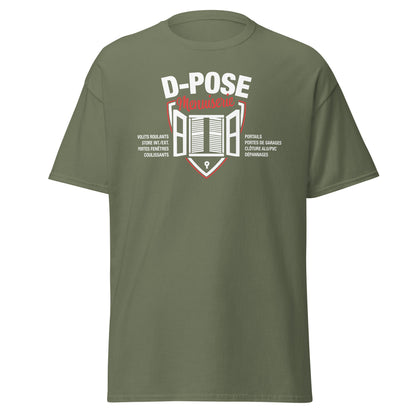 D-Pose - T-shirt classique homme impression num face