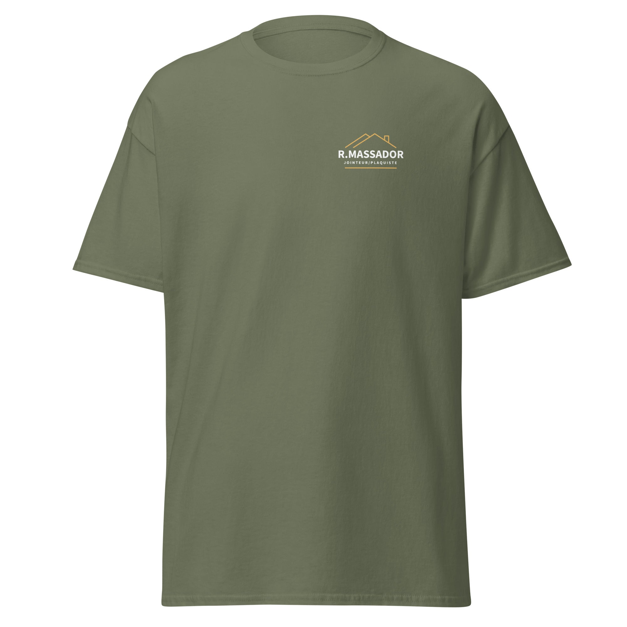 R. Massador - T-shirt classique homme imp. cœur et dos