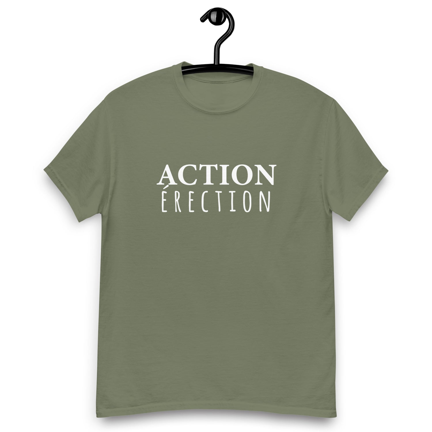 Action érection - T-shirt classique homme