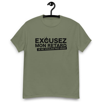 Excusez mon retard - T-shirt classique homme