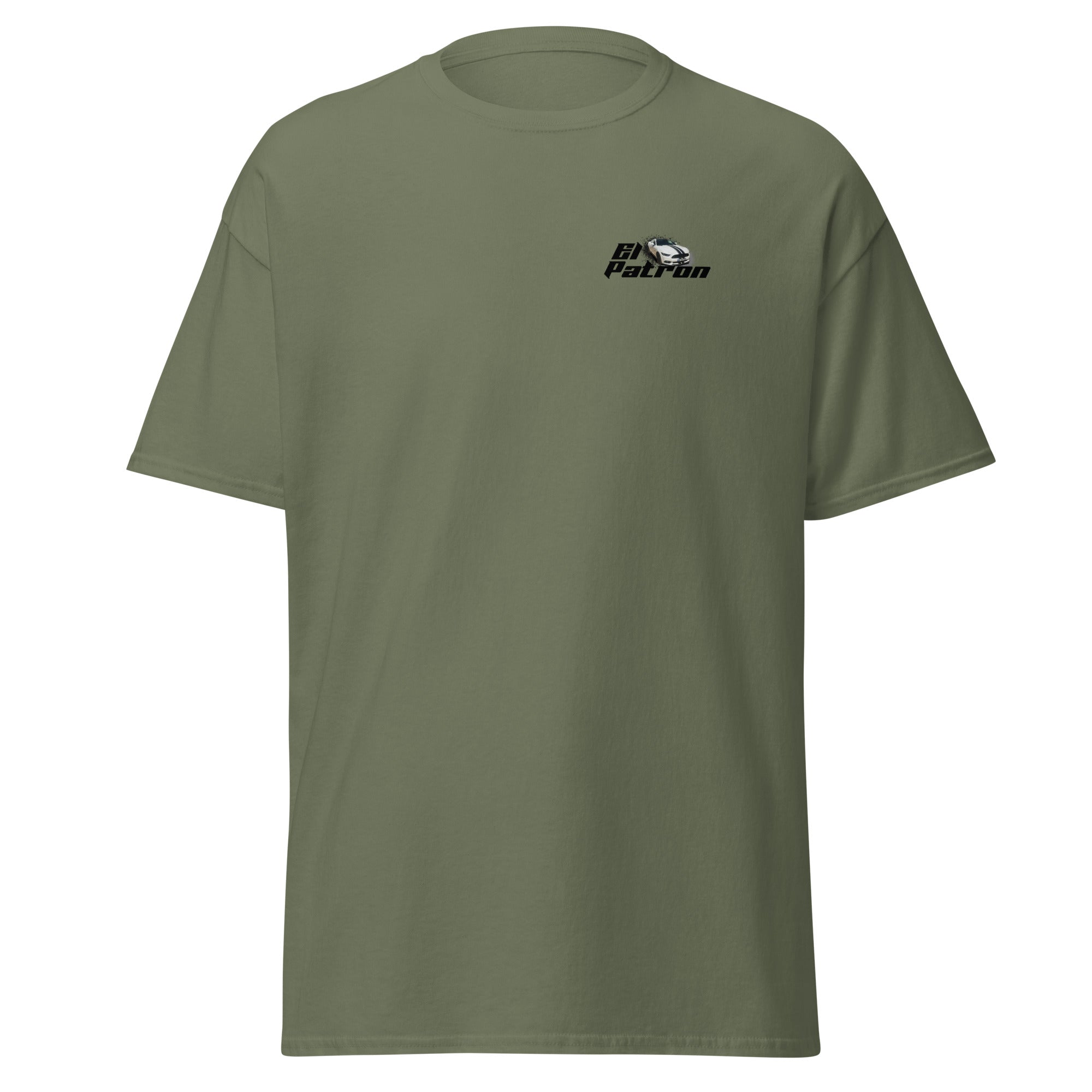M Devaux - T-shirt classique homme impression cœur et dos