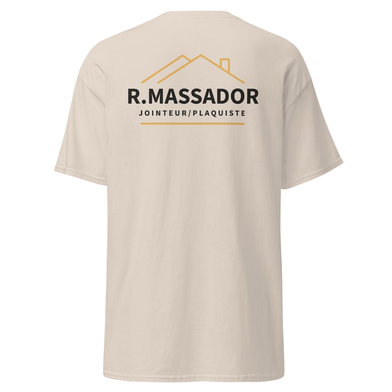 R. Massador - T-shirt classique homme imp. cœur et dos
