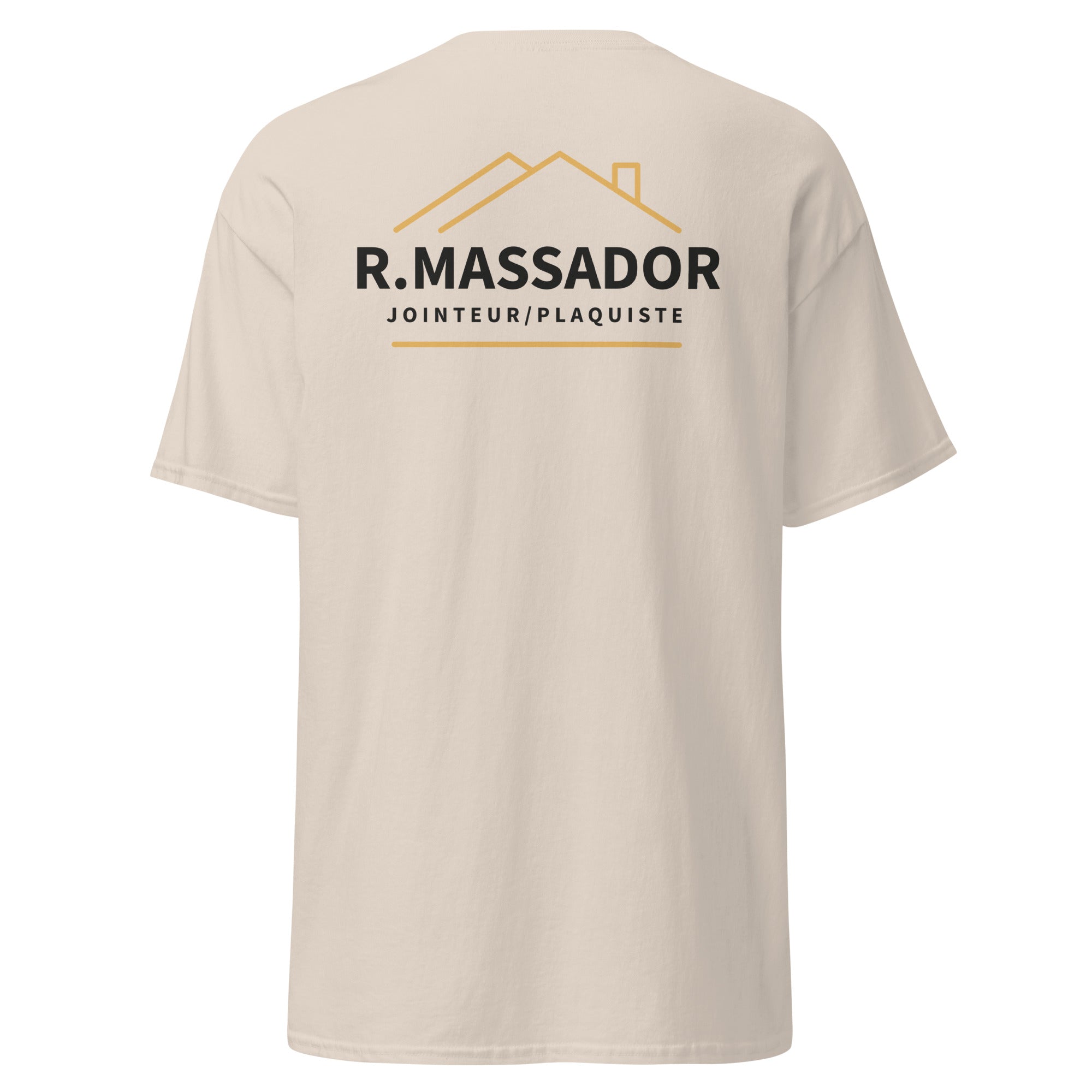 R. Massador - T-shirt classique homme imp. cœur et dos
