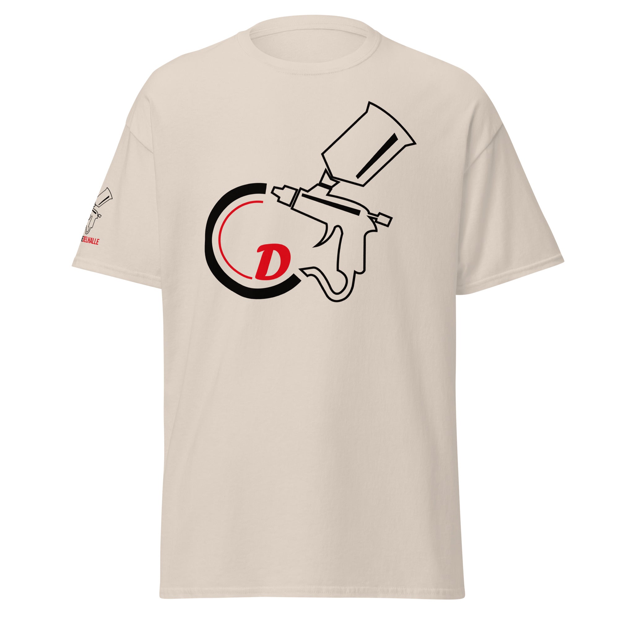 Christophe Delhalle - T-shirt classique homme - Face et manche droite