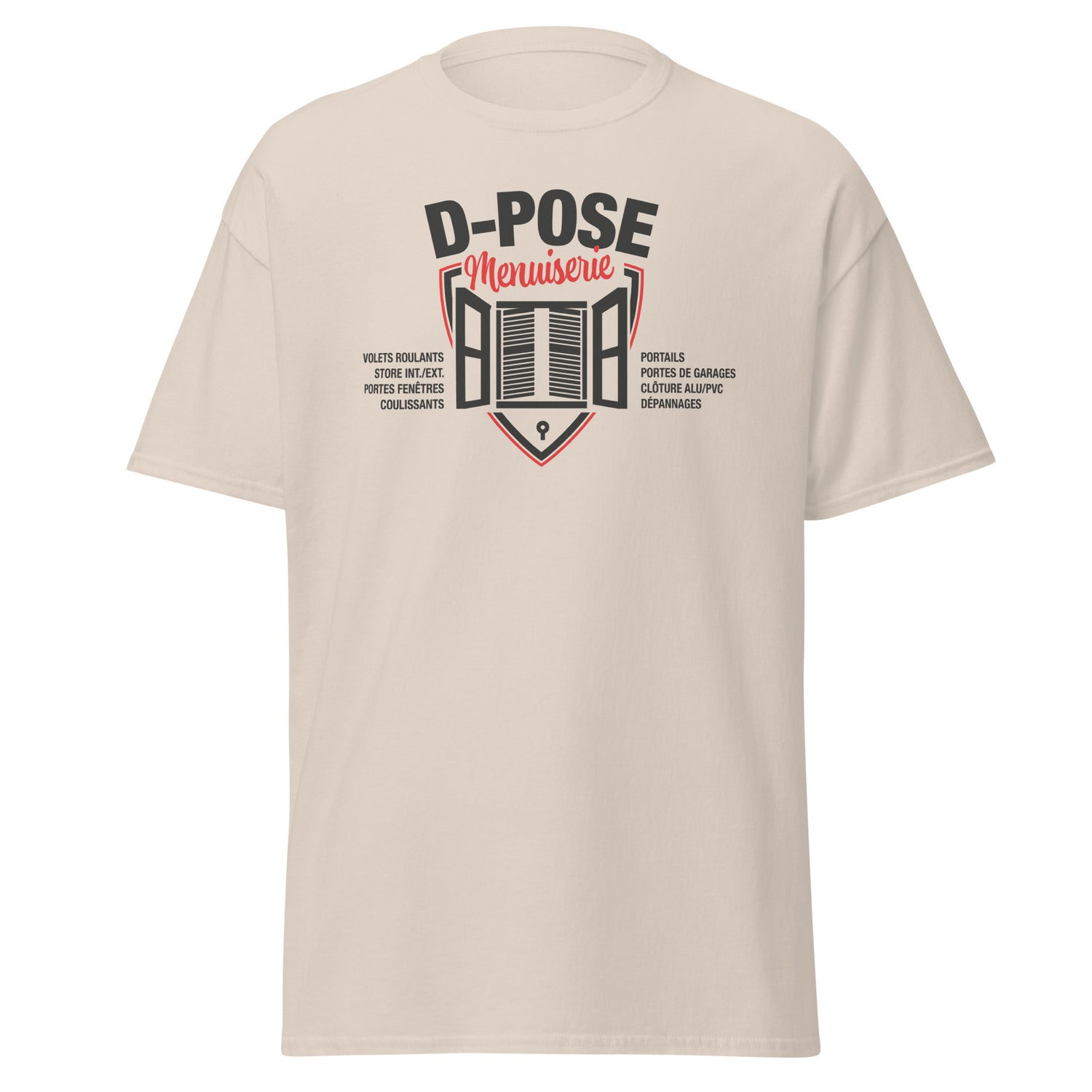 D-Pose - T-shirt classique homme impression num face