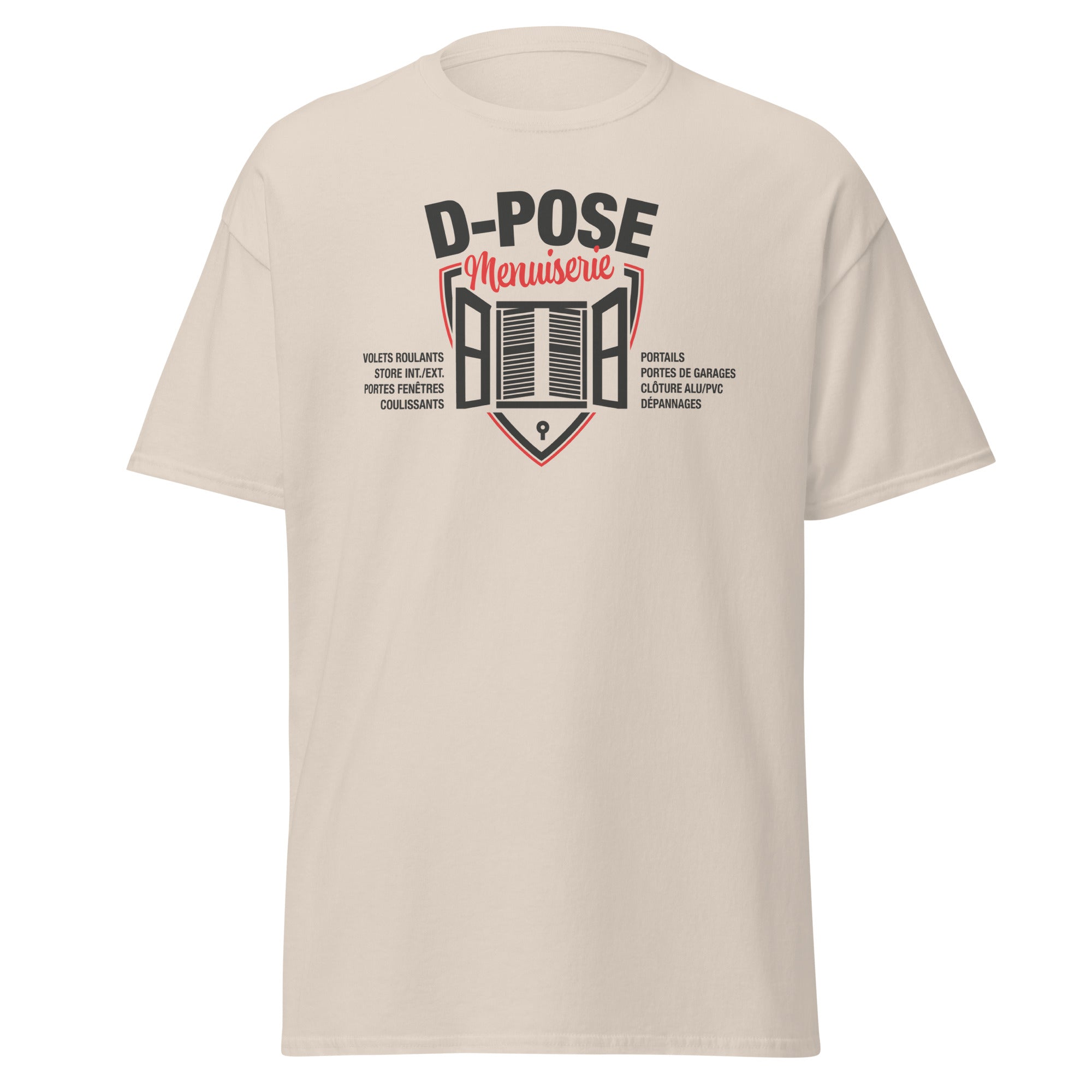 D-Pose - T-shirt classique homme impression num face