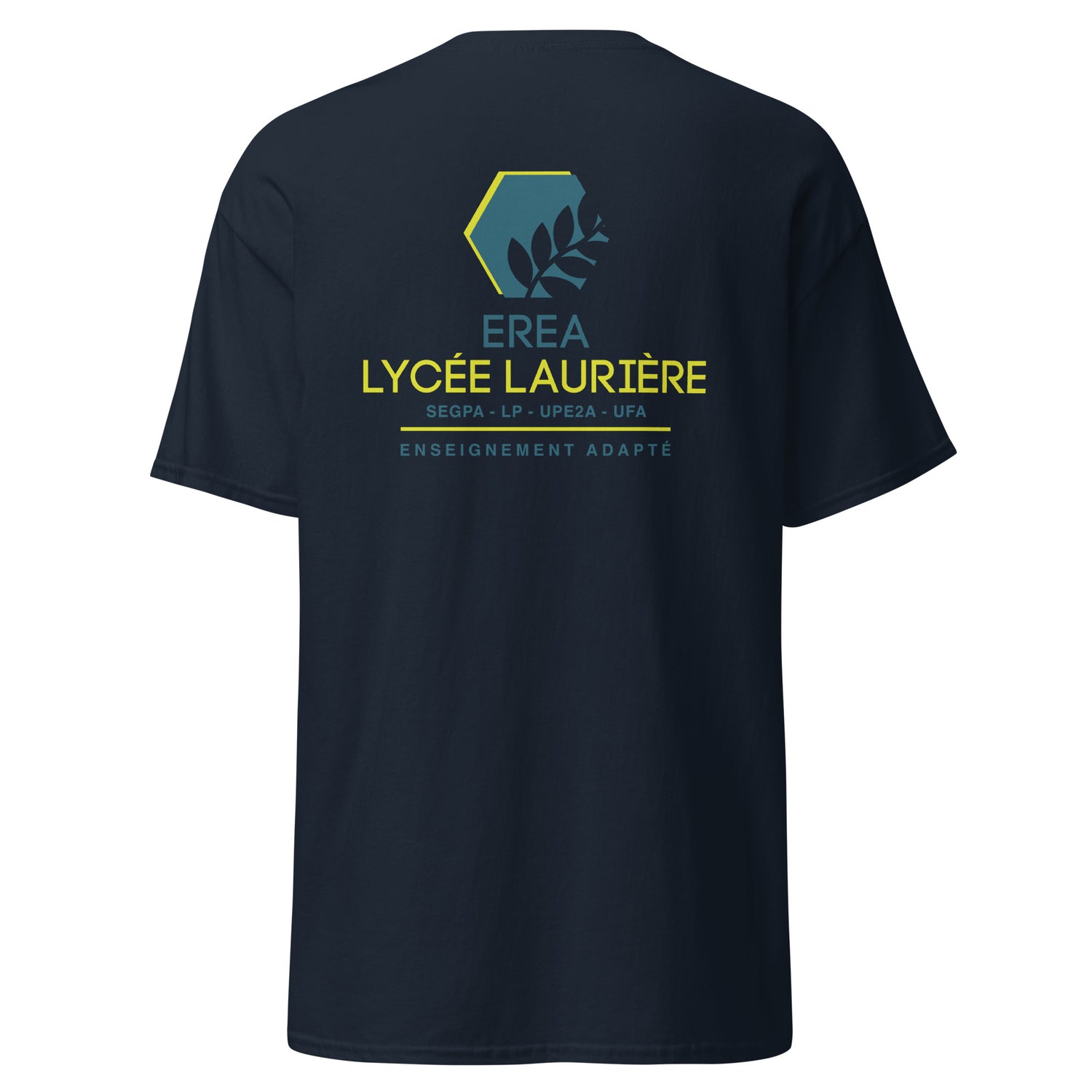 EREA Lycée Laurière - T-shirt classique homme - Imp. cœur et dos