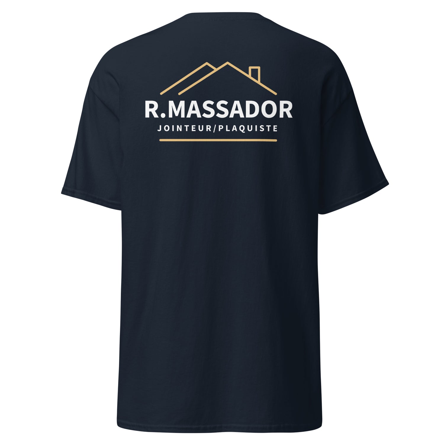 R. Massador - T-shirt classique homme imp. cœur et dos
